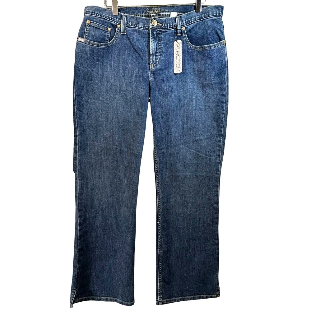 Cruel Girl Georgia Slim Jeans Womens 15 Short Dark Wash Blue Stretch Western NEW